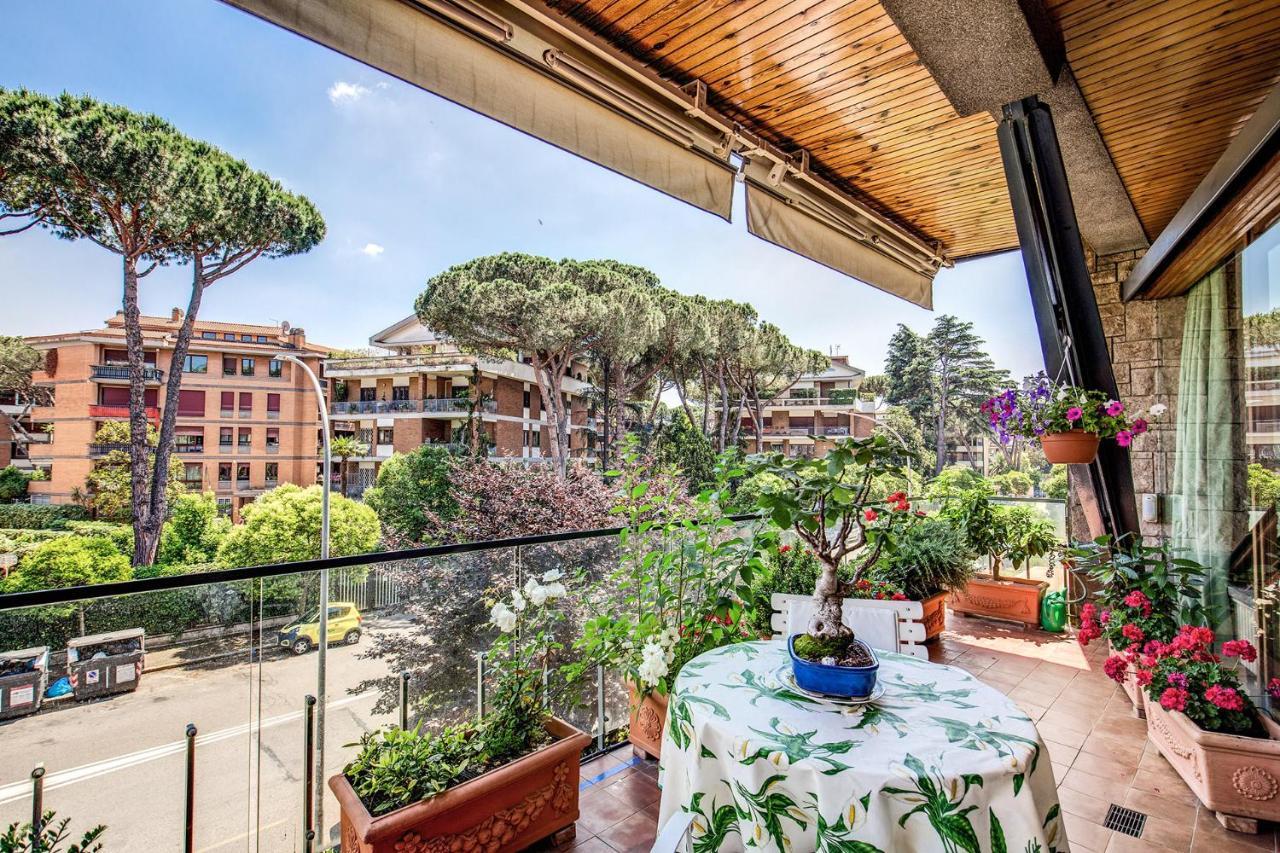 Terrazza Piccolomini: Elegant Apartment Stunning View Over Rome/St Peter'S Dome Extérieur photo
